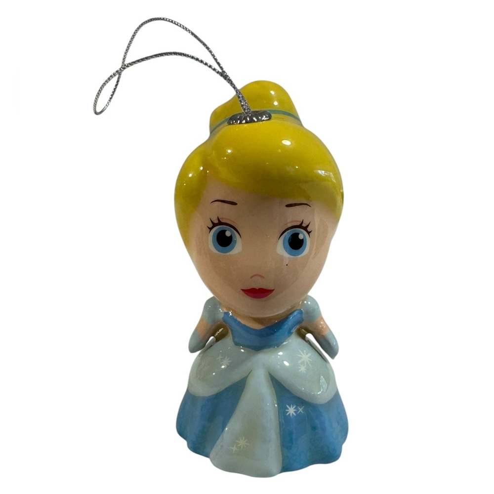 Disney Cinderella Princess Plastic Hallmark Christmas Ornament 2” x 4”